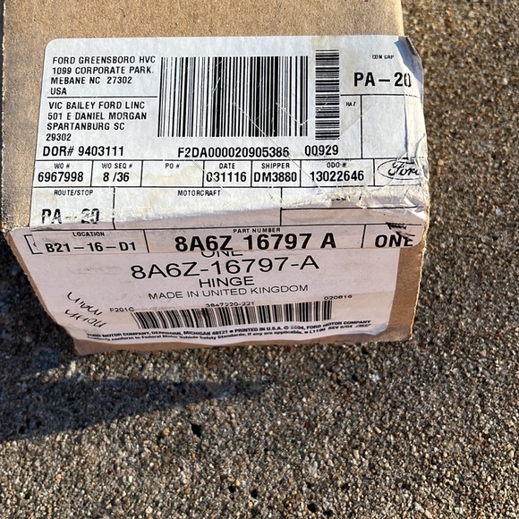 Ford Genuine OEM New Old Stock - Picture 4 of 4